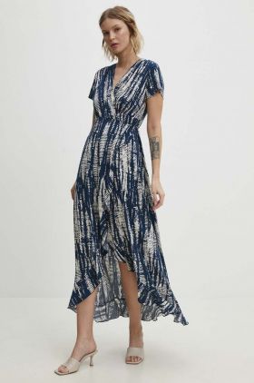 Answear Lab rochie culoarea albastru marin, maxi, evazati