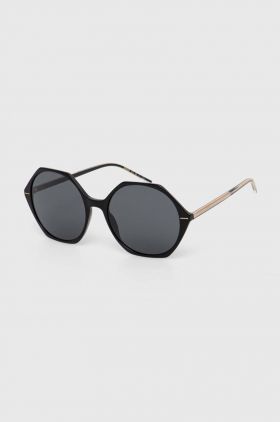 BOSS ochelari de soare femei, culoarea negru