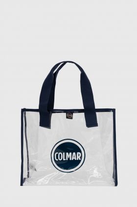 Colmar geanta de plaja culoarea transparent
