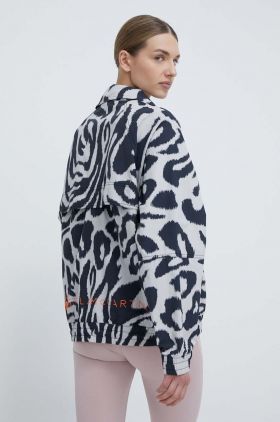 adidas by Stella McCartney windbreaker culoarea gri, de tranzitie, oversize, IN3613