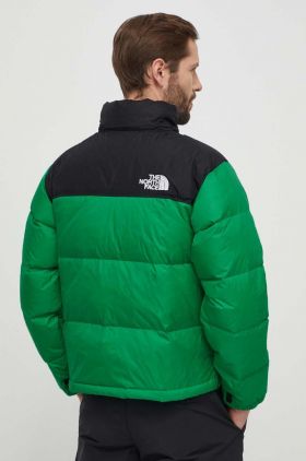 The North Face geaca de puf 1996 RETRO NUPTSE JACKET barbati, culoarea verde, de iarna, NF0A3C8DPO81