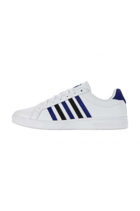 K-Swiss sneakers din piele COURT TIEBREAK culoarea alb