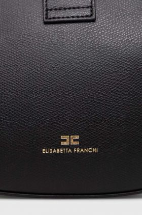 Elisabetta Franchi poseta de piele culoarea negru