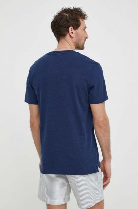 G-Star Raw tricou din bumbac barbati, culoarea albastru marin, cu imprimeu