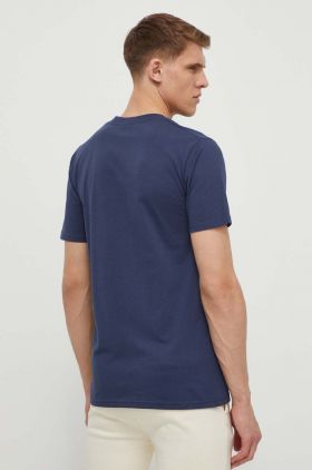 Ellesse tricou din bumbac Ollio Tee barbati, culoarea albastru marin, cu imprimeu, SHP16463