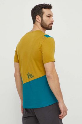 LA Sportiva tricou Dude barbati, culoarea verde, modelator, F24733732