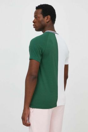 Lacoste tricou barbati, culoarea alb, modelator