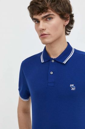 Abercrombie & Fitch tricou polo barbati, cu imprimeu