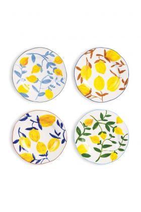 &k amsterdam un set de farfurii Plate Lemon Twig 4-pack