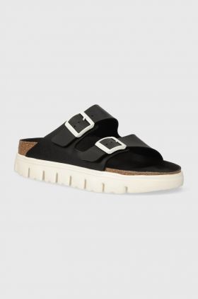 Birkenstock papuci BIRKENSTOCK X PAPILLIO Arizona Chunky femei, culoarea negru, 1025304