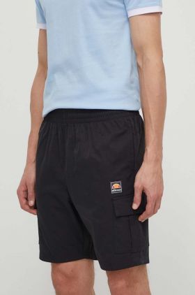 Ellesse pantaloni scurti Caprera Cargo Short barbati, culoarea negru, SHV17673