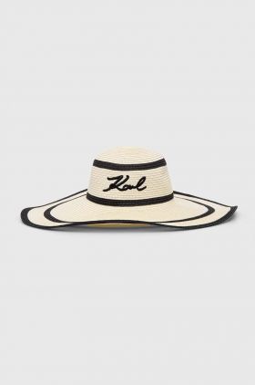 Karl Lagerfeld palarie culoarea bej