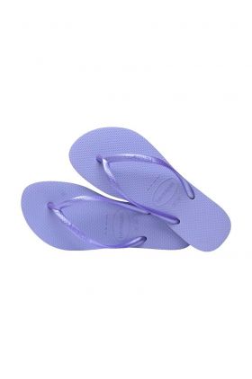 Havaianas slapi SLIM femei, culoarea violet, cu toc plat, 4000030.5020