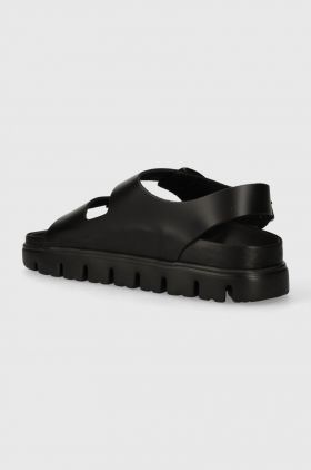 Birkenstock sandale de piele BIRKENSTOCK X PAPILLIO Arizona Chunky Exq femei, culoarea negru, 1024608
