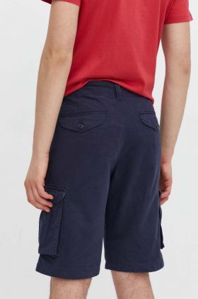 Quiksilver pantaloni scurti din bumbac culoarea albastru marin