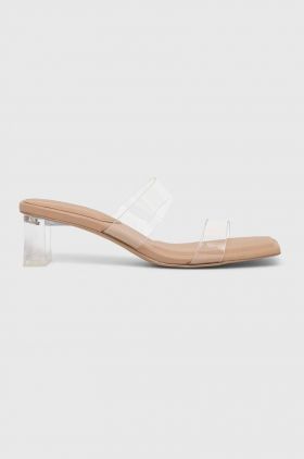 Aldo papuci LILIDIA femei, culoarea transparent, cu toc drept