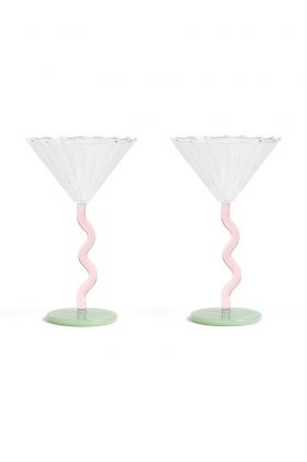 &k amsterdam set de pahare de vin Coupe Curve Set 2-pack