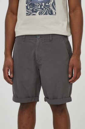 Barbour pantaloni scurti barbati, culoarea gri