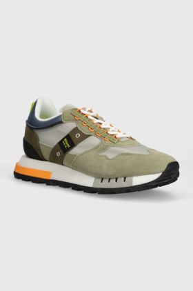 Blauer sneakers HERON culoarea verde, S4HERON02.RIS