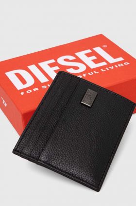 Diesel caracasă din piele culoarea negru X09910.P0685