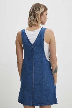 Answear Lab rochie jeans mini, evazati