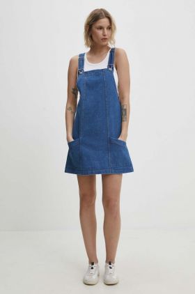 Answear Lab rochie jeans mini, evazati