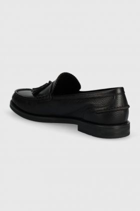 Gant mocasini de piele Gracelyn femei, culoarea negru, cu toc plat, 28571488.G00