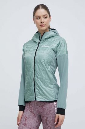 adidas TERREX geaca sport Xperior Varilite Hybrid PrimaLoft culoarea verde, IP1469