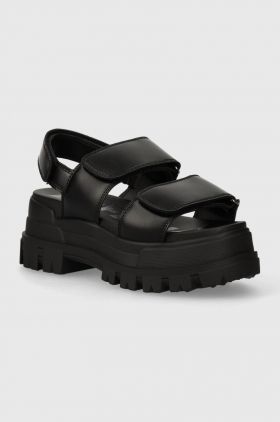 Buffalo sandale Aspha Snd femei, culoarea negru, cu platforma, 1601258.BLK