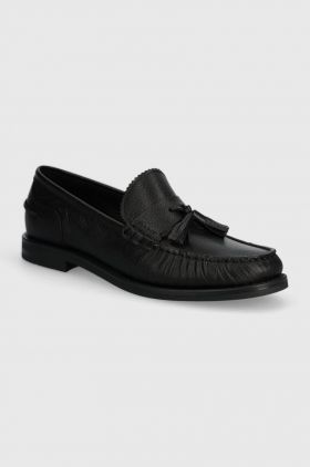 Gant mocasini de piele Gracelyn femei, culoarea negru, cu toc plat, 28571488.G00