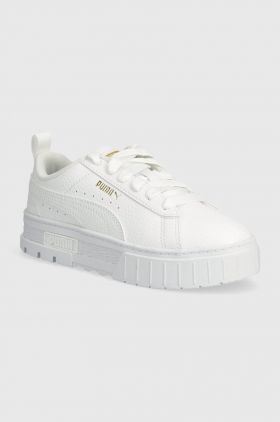 Puma sneakers pentru copii Mayze Lth PS culoarea alb