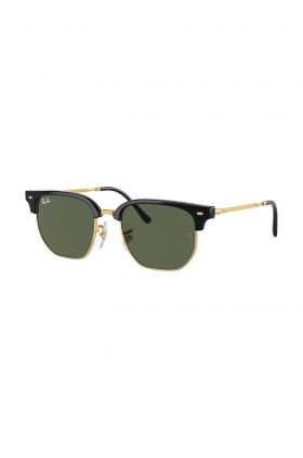 Ray-Ban ochelari de soare copii NEW CLUBMASTER culoarea negru, 0RJ9116S