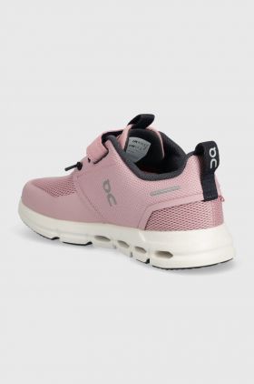 On-running sneakers pentru copii CLOUD PLAY culoarea roz