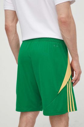 adidas Performance pantaloni scurți de antrenament Tiro24 culoarea verde, IT2414