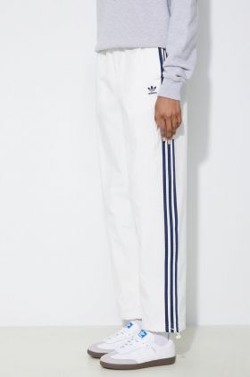 adidas Originals pantaloni de trening culoarea bej, modelator, IS2354