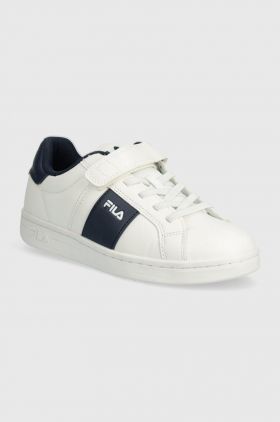 Fila sneakers pentru copii CROSSCOURT LINE velcro culoarea albastru marin