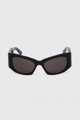 Balenciaga ochelari de soare femei, culoarea negru