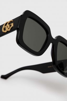 Gucci ochelari de soare femei, culoarea negru