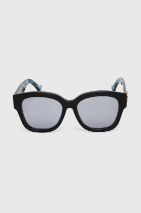 Gucci ochelari de soare femei, culoarea negru