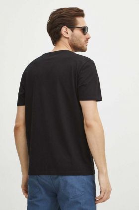 Medicine tricou barbati, culoarea negru, cu imprimeu