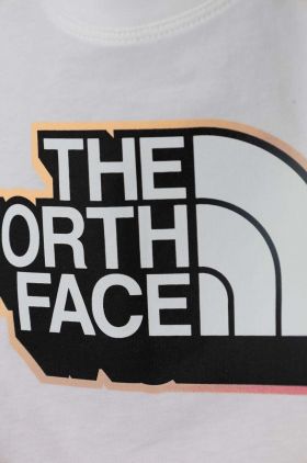 The North Face compleu copii SUMMER SET culoarea roz