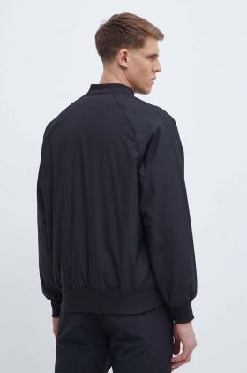 adidas Originals geaca bomber barbati, culoarea negru, de tranzitie, IS5385