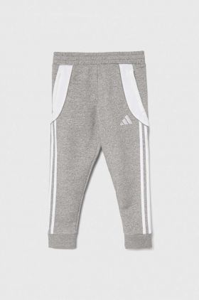 adidas Performance pantaloni de trening pentru copii TIRO24 SWPNTY culoarea gri, melanj