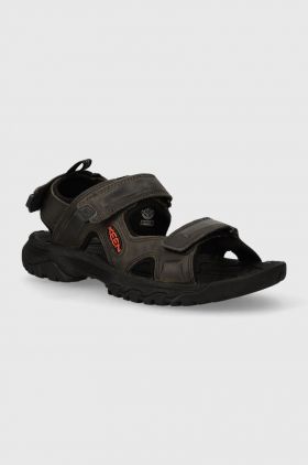 Keen sandale Targhee II Open Toe barbati, culoarea gri