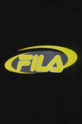 Fila tricou din bumbac LEGDEN culoarea negru, cu imprimeu