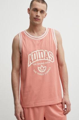 adidas Originals tricou barbati, culoarea roz, IS2899