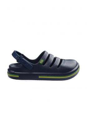 Havaianas slapi copii KIDS CLOG BRASIL culoarea albastru marin