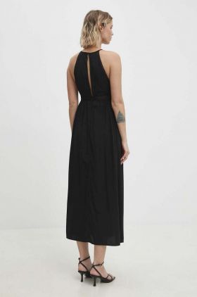 Answear Lab rochie culoarea negru, maxi, evazati