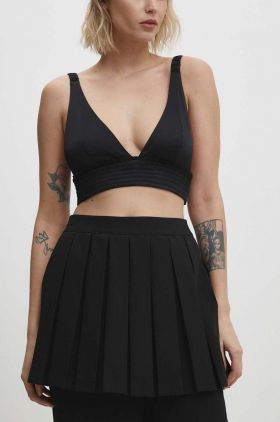 Answear Lab fusta culoarea negru, mini, evazati