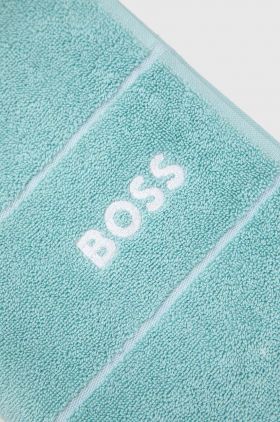 BOSS prosop din bumbac Plain Aruba Blue 40 x 60 cm